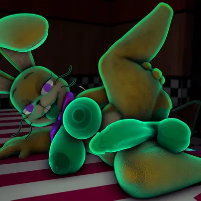 glitchtrap (five nights at freddy's, five nights at freddy's: help wanted) created by deskai