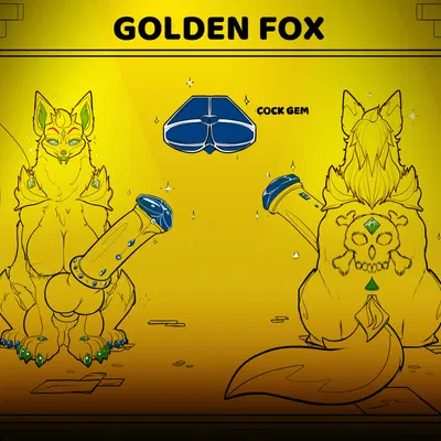 golden fox (captainchrysalis) created by spoogiehowl