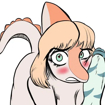 green (snoot game), naomi (gvh) (cavemanon studios, goodbye volcano high) created by third-party edit