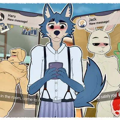 haru (beastars), jack (beastars), legoshi (beastars) (beastars, netflix) created by d geazz