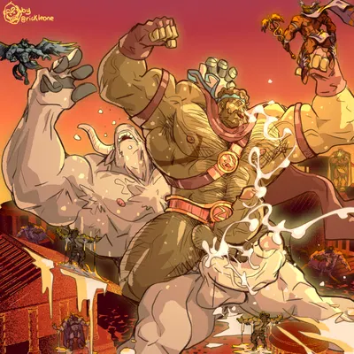 hercules (european mythology, greek mythology) created by rickleone