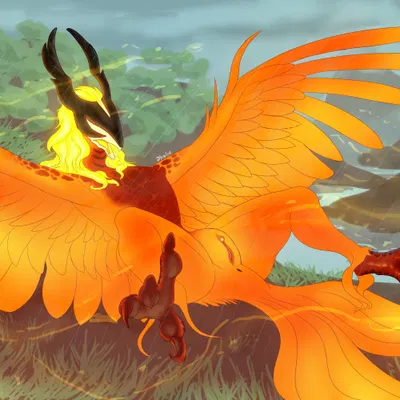 icarus the phoenix (dota, european mythology) created by dhalek