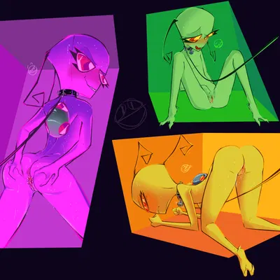 invader tenn (invader zim, invader zim (series)) created by shmoogel