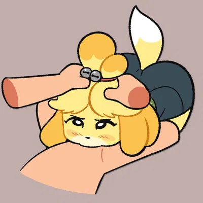 isabelle (animal crossing) (animal crossing, nintendo) created by yopy