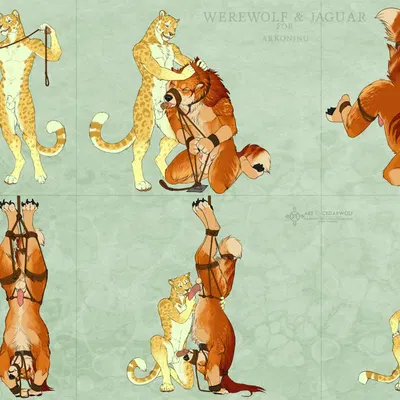 jaguar (arkoninu), werewolf (arkoninu) (mythology) created by cedarwolf
