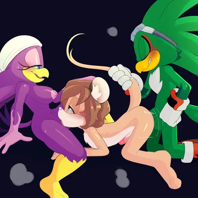 jet the hawk, wave the swallow (sega, sonic riders) created by apinkgrape