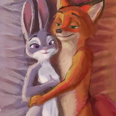 judy hopps, nick wilde (disney, zootopia) created by wild strokes