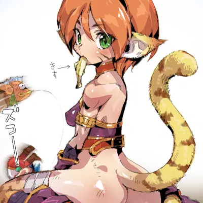 katt (breath of fire) (breath of fire, capcom) created by puchidori