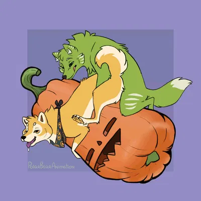 kenzo the akita inu created by polarbearanimation