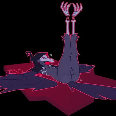 keres (captainfoof) (crackers in bed pose) created by trueblue3d