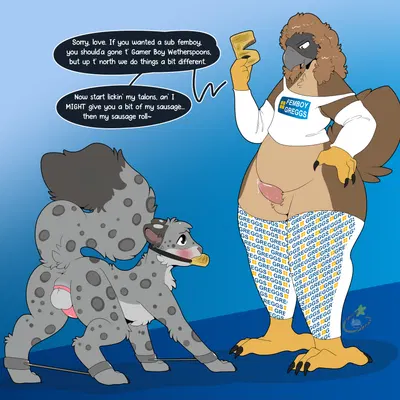 kieran (homphs), pirate eagle (greggs) created by maynara