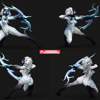 kindred (lol), lamb (lol) (league of legends, patreon) created by bambookat