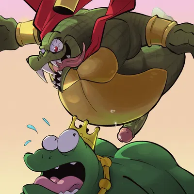 king k. rool, wart (mario) (donkey kong (series), nintendo) created by yellowluster