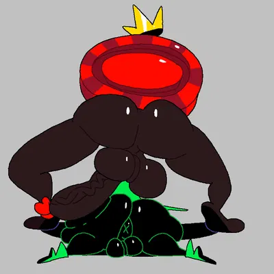 king round, ralsei (deltarune, undertale (series)) created by superiorfox