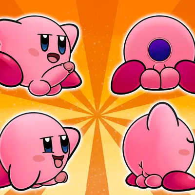 kirby (kirby (series), nintendo) created by tepigfan101