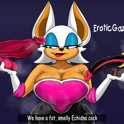 knuckles the echidna, rouge the bat, shadow the hedgehog (idw publishing, sega) created by eroticgaze