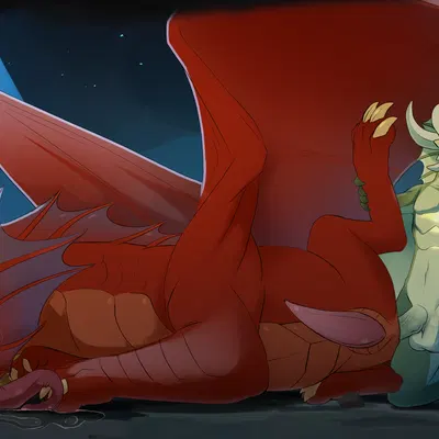 korvold, niv-mizzet (european mythology, hasbro) created by pandoraingrid (artist)