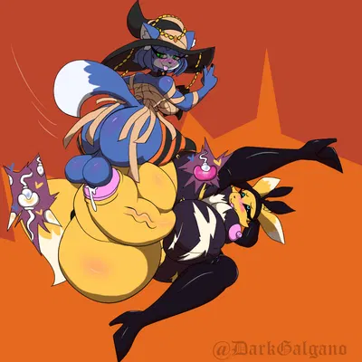 krystal (star fox) (bandai namco, digimon) created by darkgalgani