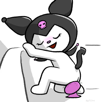 kuromi (onegai my melody, sanrio) created by half dime