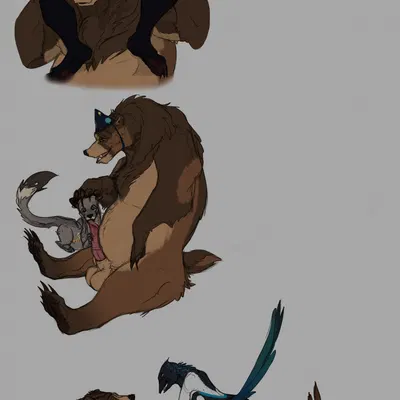 kuruk (character), outlaw (character), rieka (character) created by sephrendemon, third-party edit