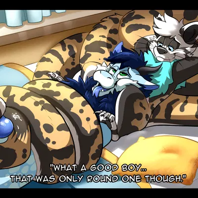 kybou (maned ferret) (mythology) created by keona tempt