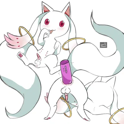 kyubey (puella magi, puella magi madoka magica) created by spec almond