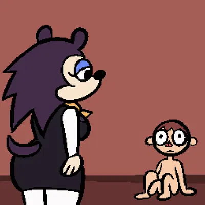 label able, mabel able, sable able (animal crossing, instant loss 2koma) created by pixelcap