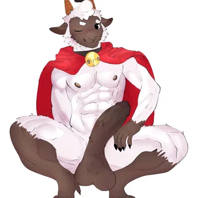 lamb (cult of the lamb), red crown (cult of the lamb) (cult of the lamb, massive monster (studio)) created by yaiski