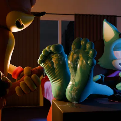 leo (feetymcfoot), sledge the hedgehog (sega, sonic the hedgehog (series)) created by feetymcfoot