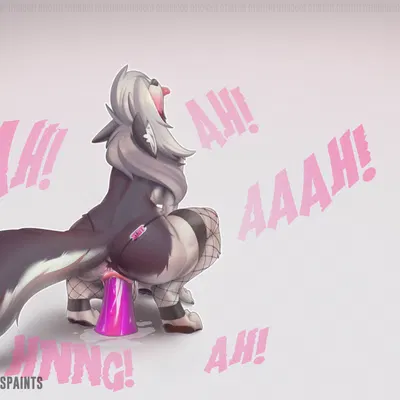 loona (helluva boss) (hellaverse, helluva boss) created by sugarlesspaints