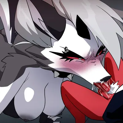 loona (helluva boss), moxxie (helluva boss) (hellaverse, helluva boss) created by inker comics