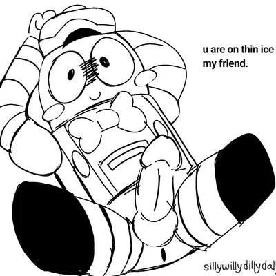 lou (brawl stars) (brawl stars, supercell (company)) created by sillywillydillydally