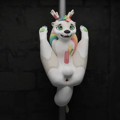 lucky (otter), lucky otter created by bliss0tter