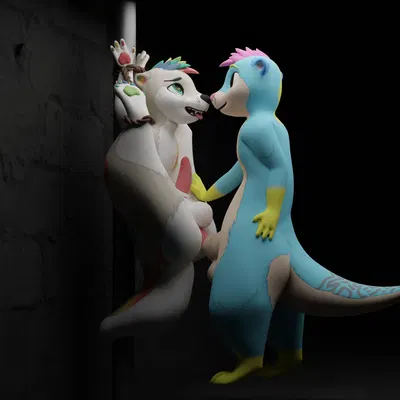 lucky (otter), lucky otter, mrgoose (otter) created by bliss0tter