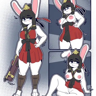 lunar queen rabbit (clash of clans) created by the man