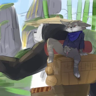 master po ping, zhen (kung fu panda) (dreamworks, kung fu panda) created by hecreat