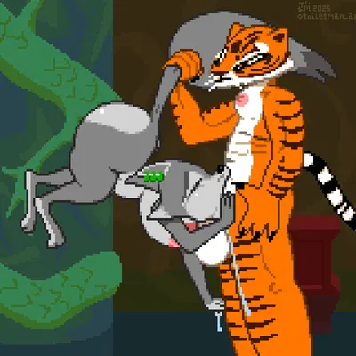 master tigress, zhen (kung fu panda) (dreamworks, kung fu panda) created by toilet man