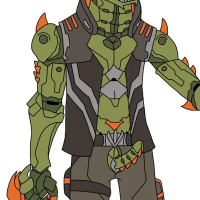 mecha r3x (epic games, fortnite) created by broto faggins