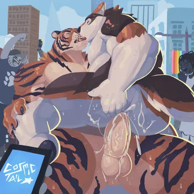 micah (cosmictail), rafi (cosmictail) (lgbt pride month) created by cosmictail