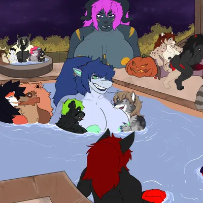 michelle melinao, rose b luck, rusrydragon (rusryart) (halloween) created by rusryart