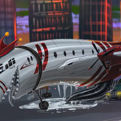 mikester (ilyushinplane) (il-18, ilyushin) created by fever183