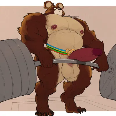 misha (olympics) (1980 moscow olympics, olympics) created by oldshep