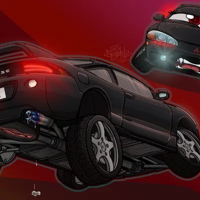 mitsubishi, mitsubishi eclipse created by carsphilic