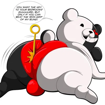 monokuma (danganronpa, spike chunsoft) created by tepigfan101