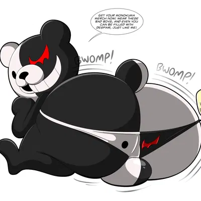 monokuma (danganronpa, spike chunsoft) created by tepigfan101