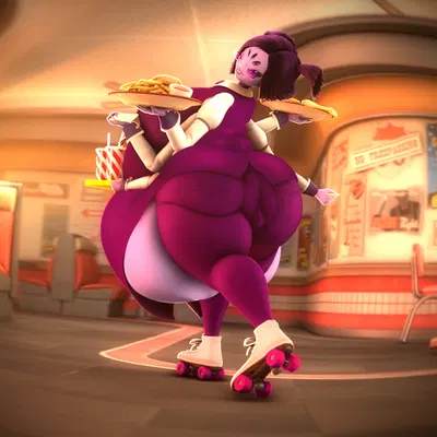 muffet, muffet (underswap) (undertale, undertale (series)) created by lustful zen