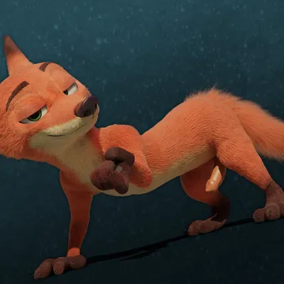 nick wilde (disney, zootopia) created by rasterraccoon