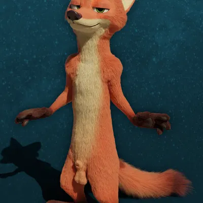 nick wilde (disney, zootopia) created by rasterraccoon