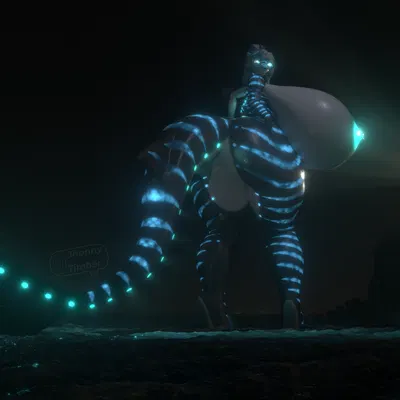 nika sharkeh, spike (mlp) (friendship is magic, hasbro) created by jhonnytimber