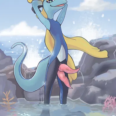 nintendo, pokemon created by aquaridella